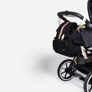 Ransel Diaper Bag - Black/Classic Vegan - KAOS